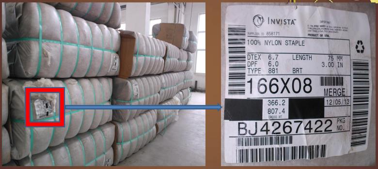 Imported staple fiber produced by DuPont company